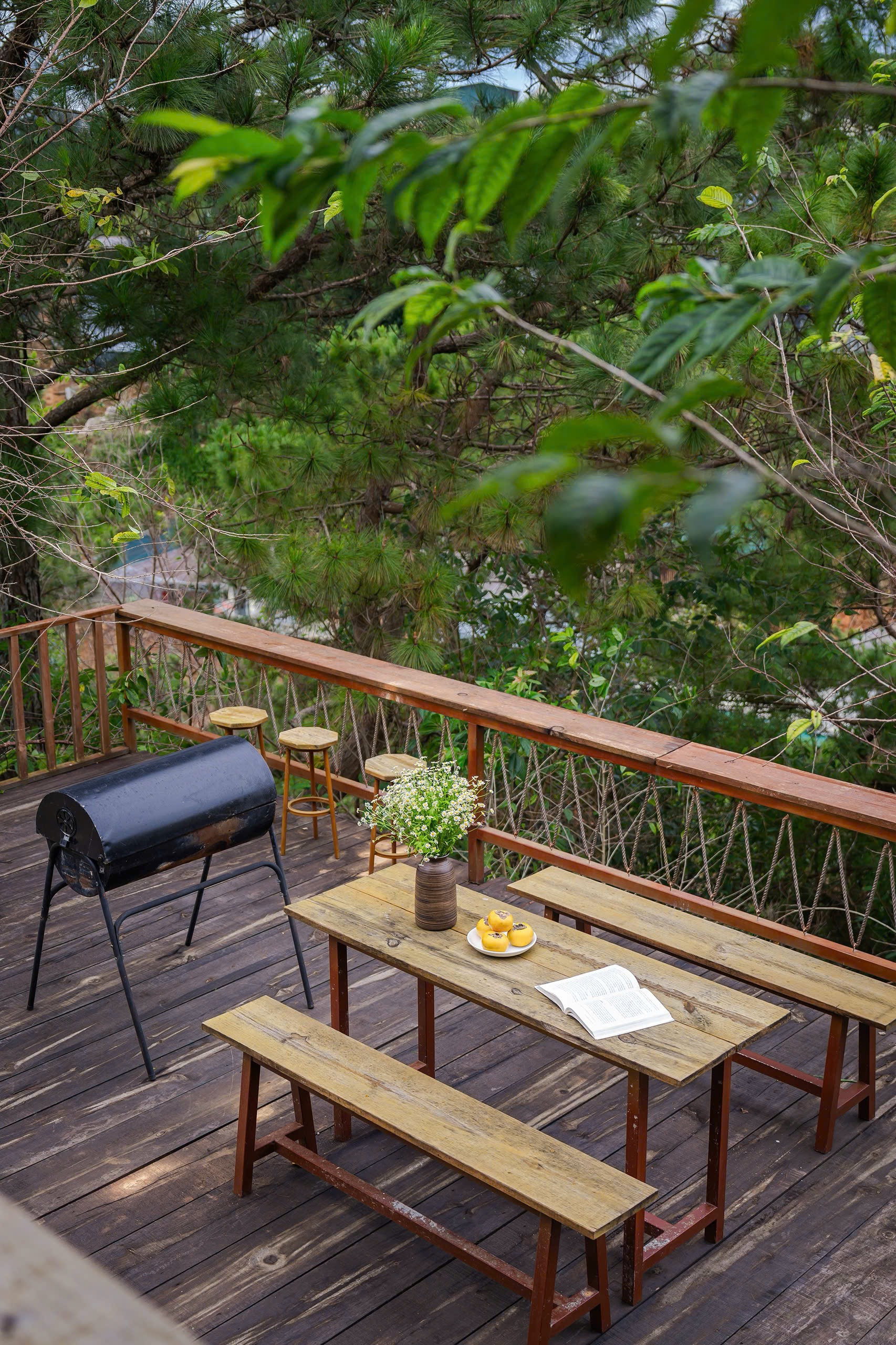 home gỗ săn mây, hoàng hôn 6