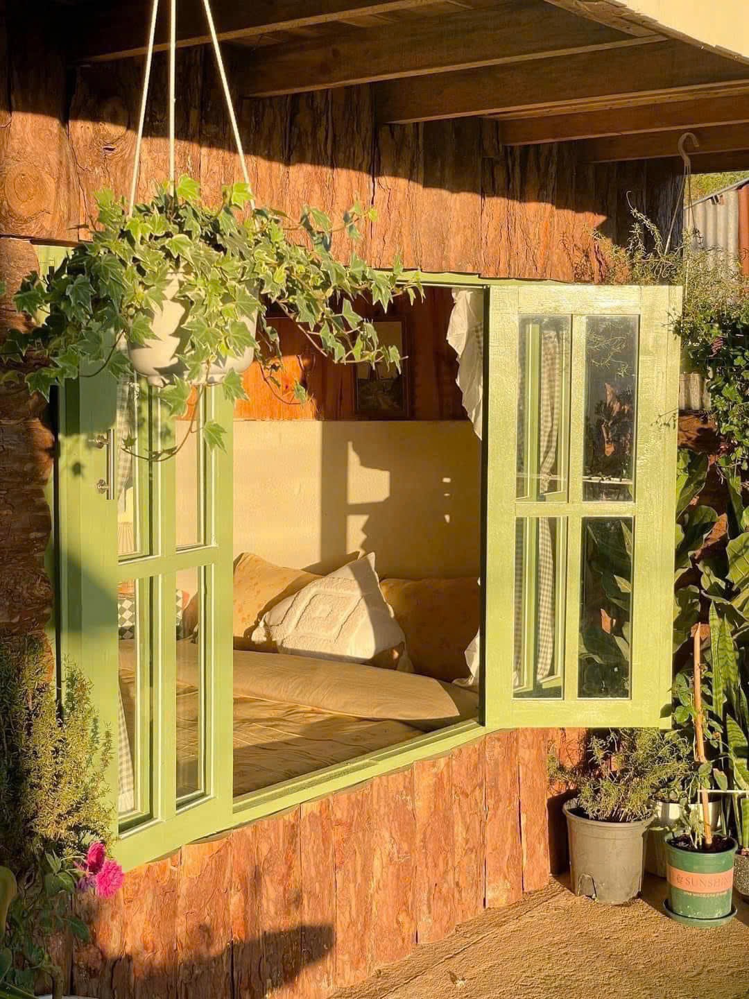 home gỗ săn mây, hoàng hôn 7